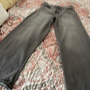 Washed out GREY High Waisted denim jeans